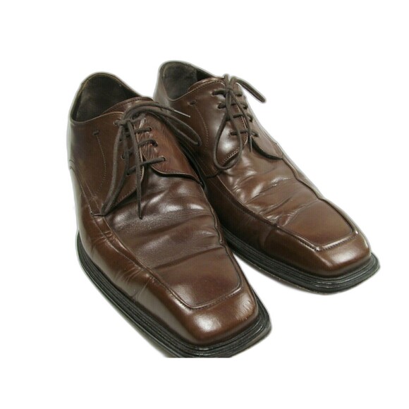 Massimo Dutti Brown Apron Toe Derby Shoes Size US 9 EUR 43 - Picture 1 of 8